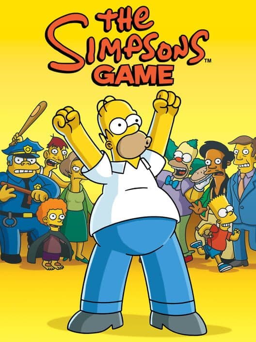 The Simpsons Game box art